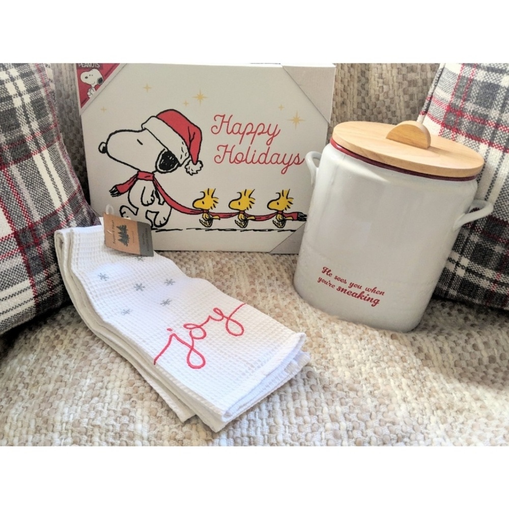 Christmas Cookie Jar Towel Set Only